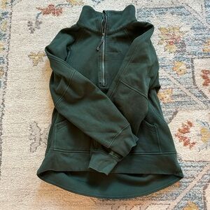 Lululemon Scuba Funnel Neck Half Zip Long